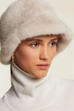 Mink fur hat