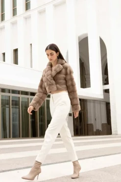 Mink jacket womens