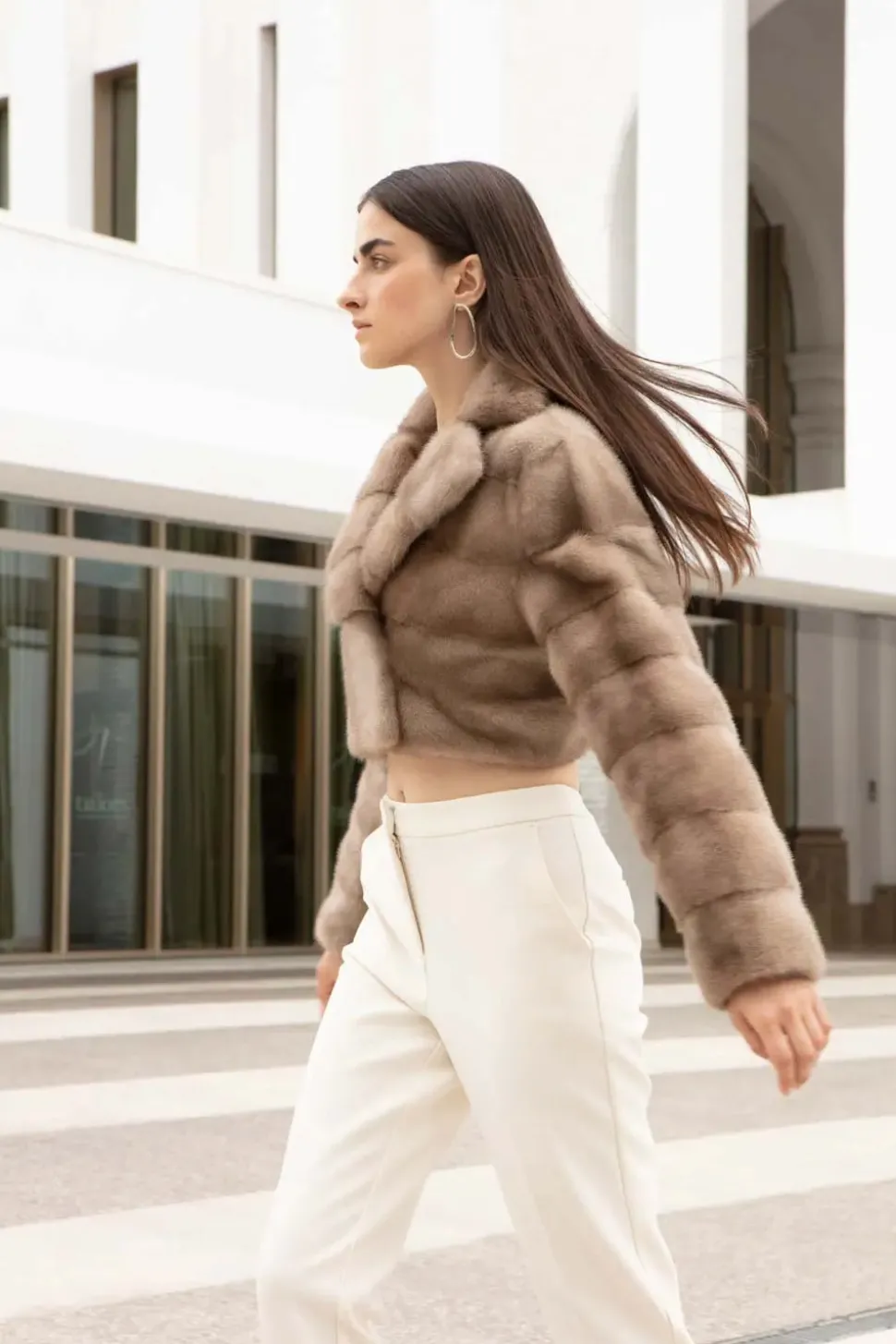 Mink jacket womens
