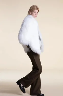 Mongolian lamb coat