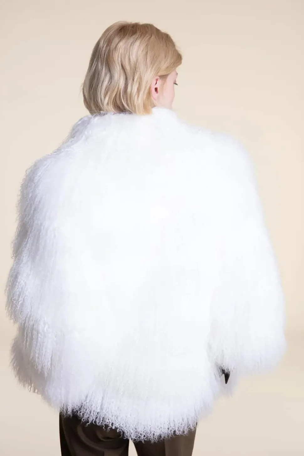 Mongolian lamb coat