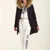 Parka with fox fur hood