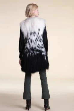 Real fox fur gilet