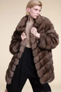 Real sable coat
