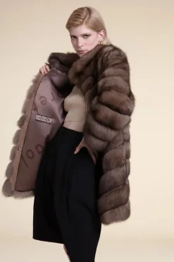 Real sable coat