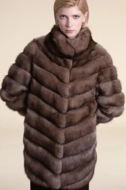 Real sable coat