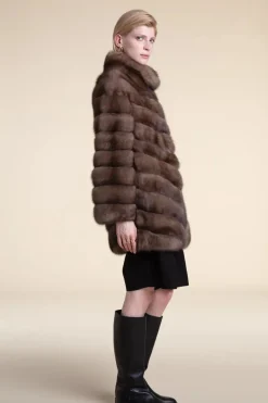 Real sable coat