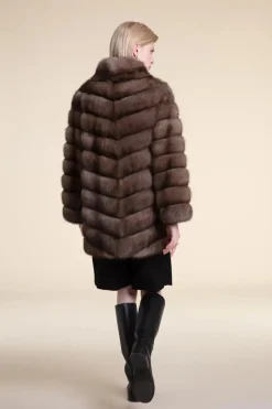 Real sable coat