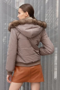 Russian sable fur jacket