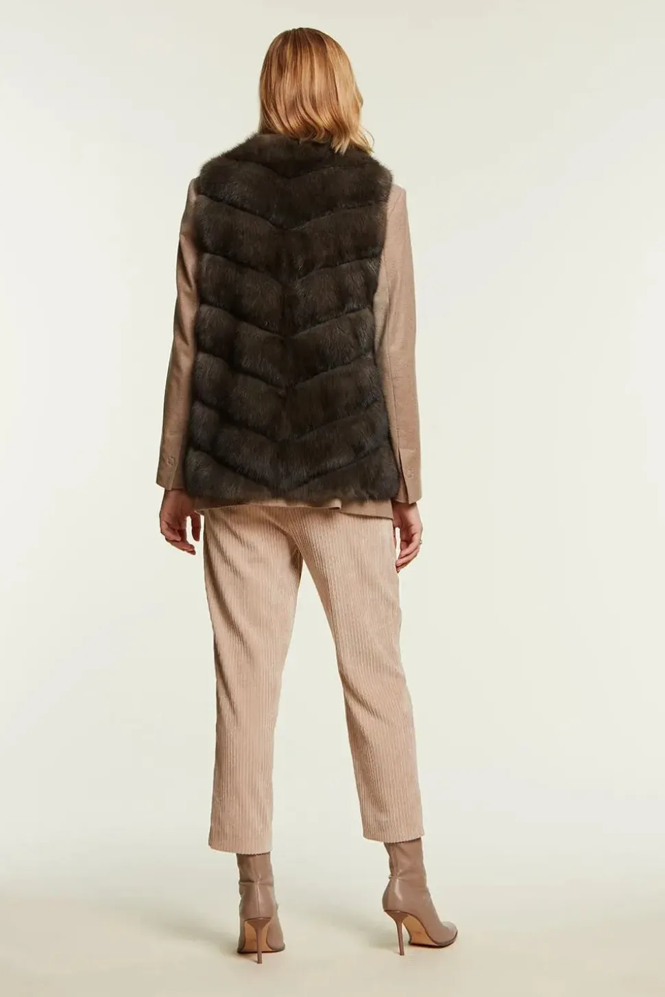Russian sable vest