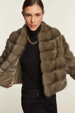 Sable fur jacket