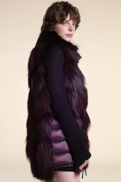Saga fox fur vest