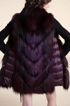 Saga fox fur vest