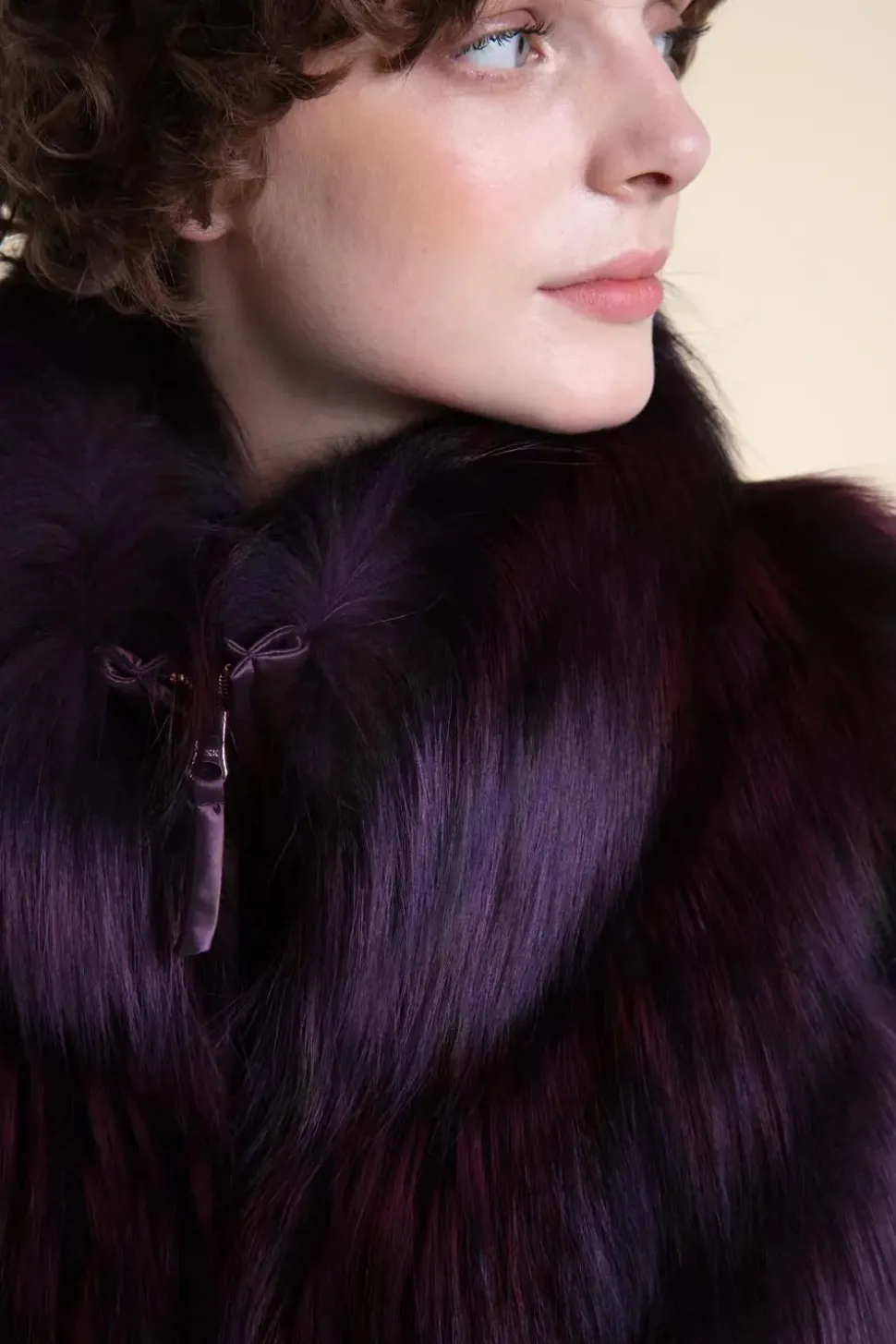 Saga fox fur vest
