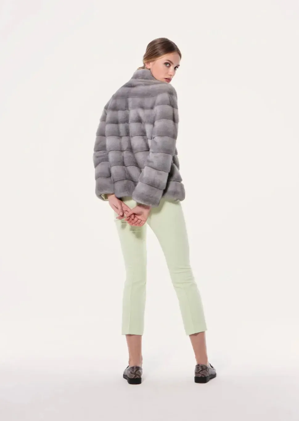 Sapphire mink jacket