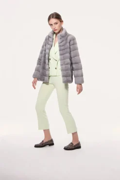 Sapphire mink jacket
