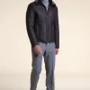 Shearling aviator jacket mens