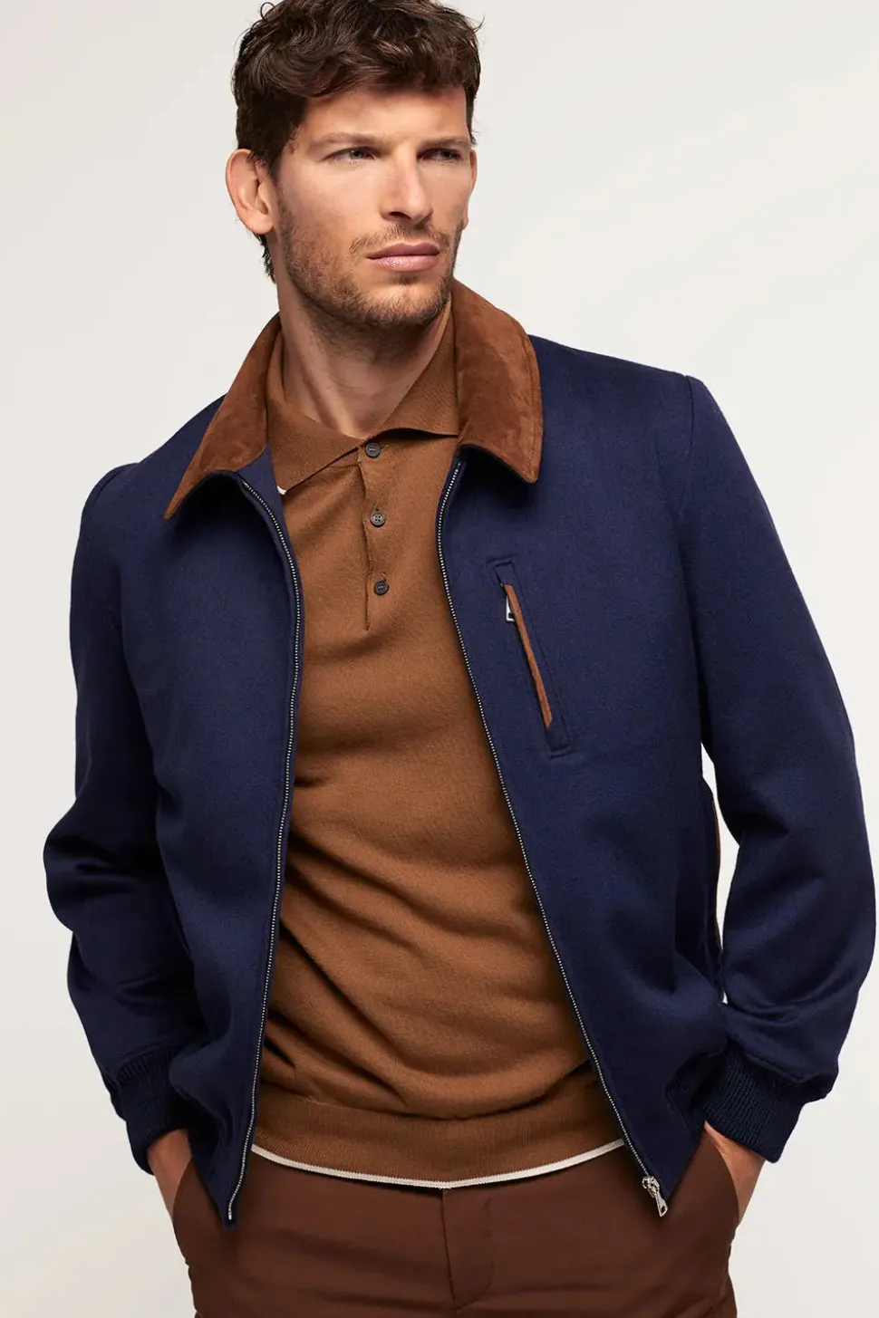 Short jacket for men
