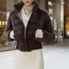Short mink jacket