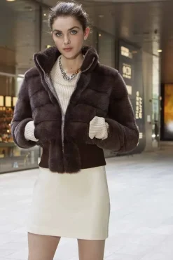 Short mink jacket