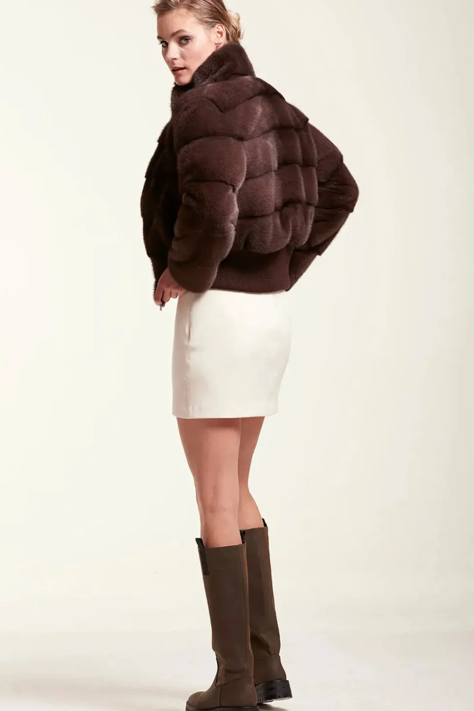 Short mink jacket
