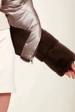 Short mink jacket