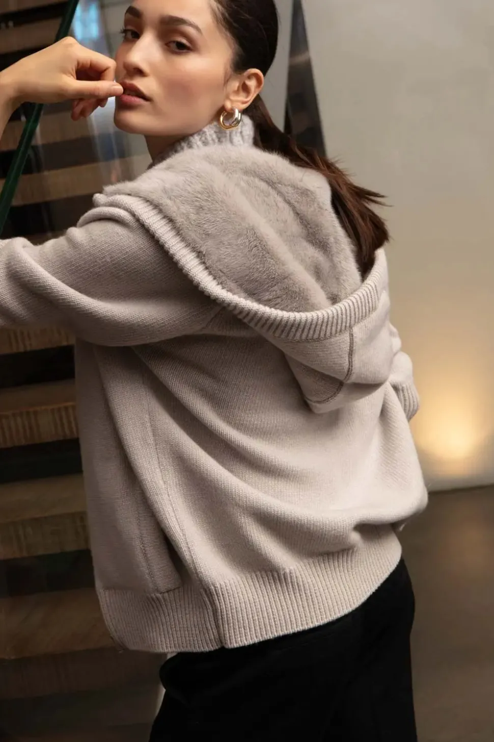 Womens fur lined jacket
