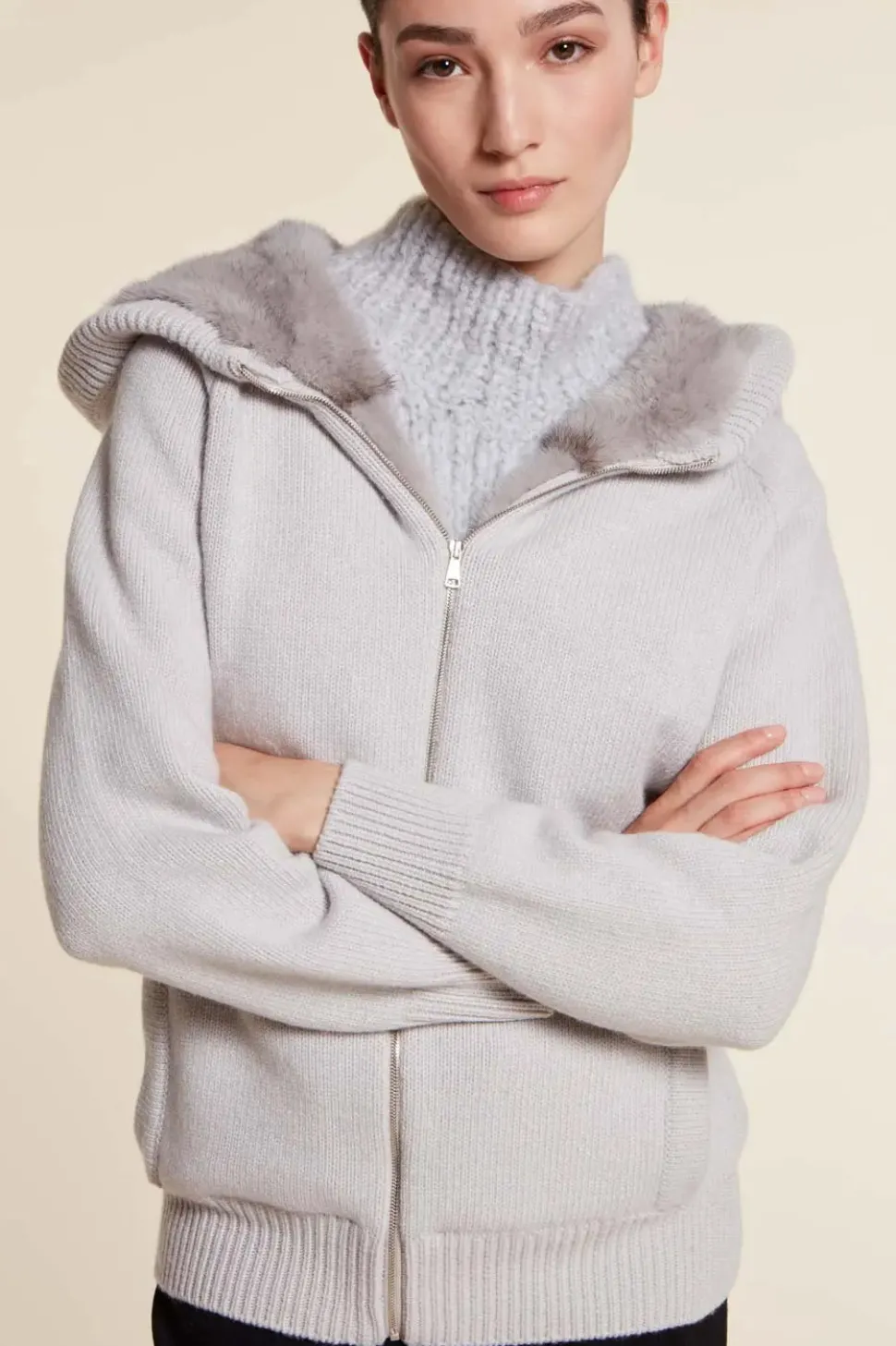 Womens fur lined jacket