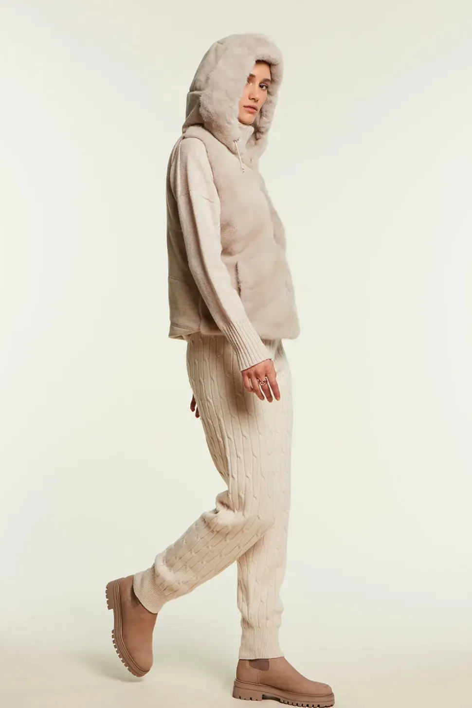 Womens mink vest